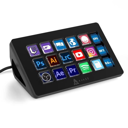 Attack Shark X Ajazz AKP153 Stream Deck With 15 Programmable Rgb Buttons