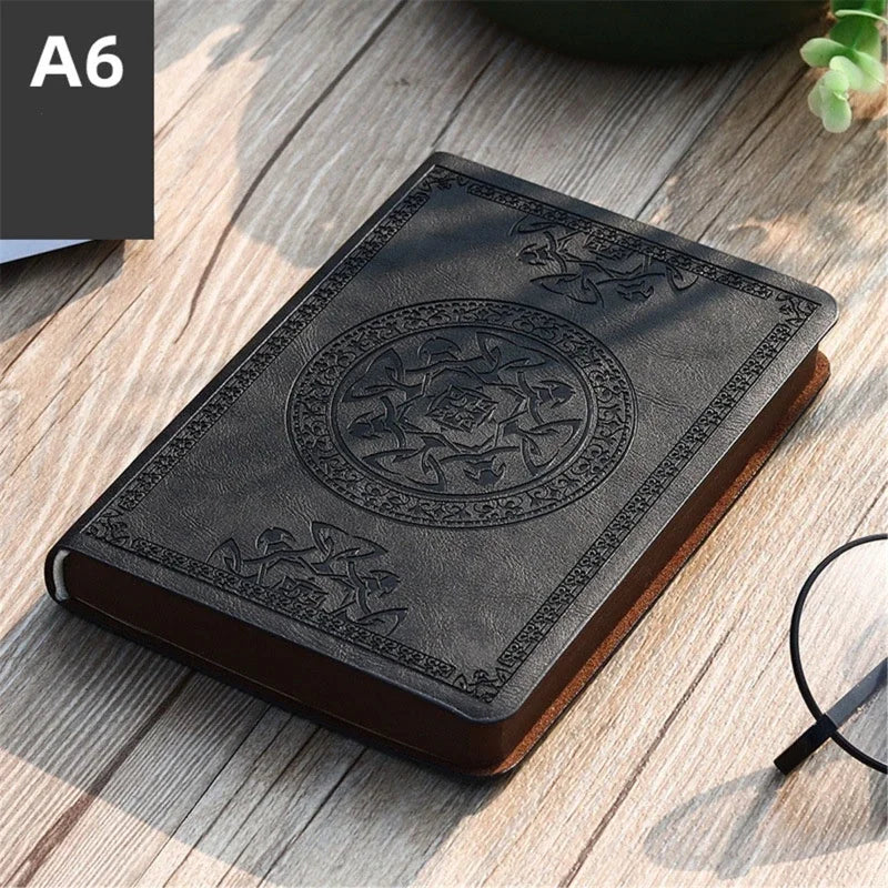 1Pc New Portable Vintage Leather Notebook Diary Notepad Stationery Gift