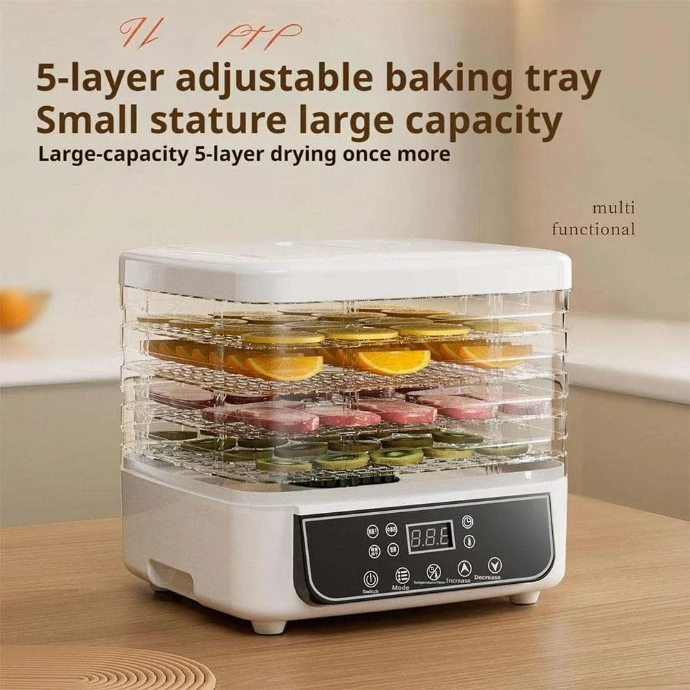 5 Layer Household Food Dehydrator For Fruit Vegetable Snacks