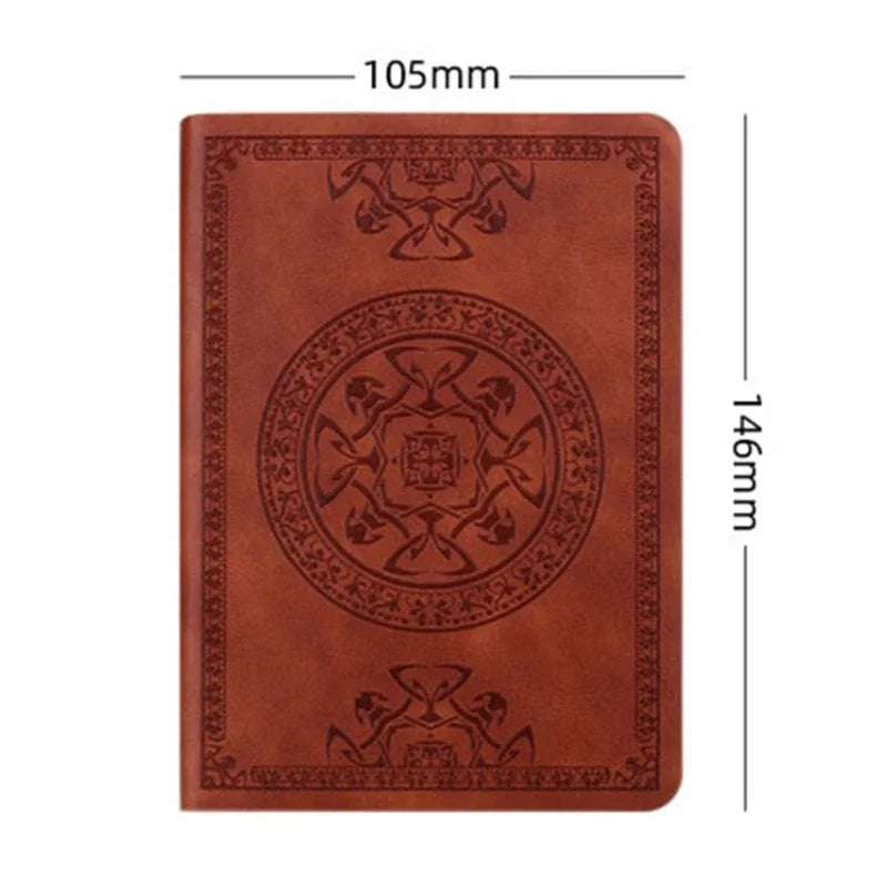 1Pc New Portable Vintage Leather Notebook Diary Notepad Stationery Gift