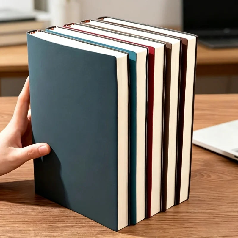 A5 Waterproof Pu Leather Softcover Notebook Travel Diary Planner Journal Office School Gift