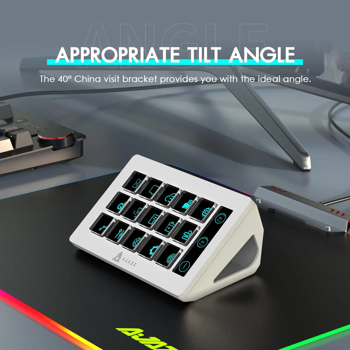 Attack Shark X Ajazz AKP153 Stream Deck With 15 Programmable Rgb Buttons