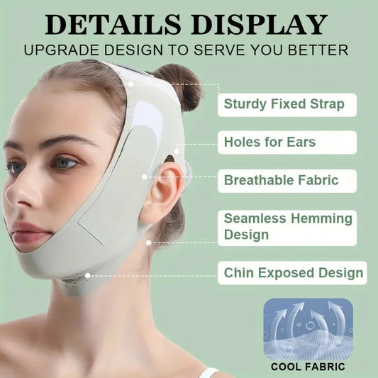Adjustable V Shape Face Lift Band Double Chin Reducer Strap