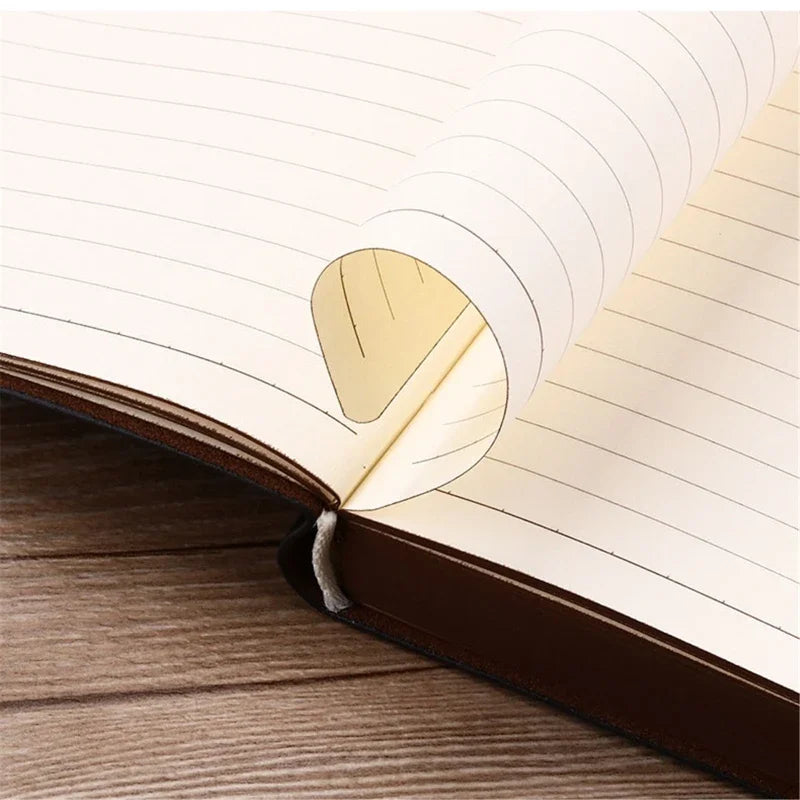 1Pc New Portable Vintage Leather Notebook Diary Notepad Stationery Gift