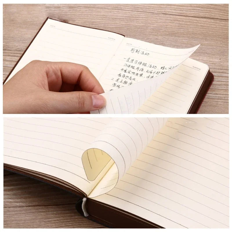 1Pc New Portable Vintage Leather Notebook Diary Notepad Stationery Gift
