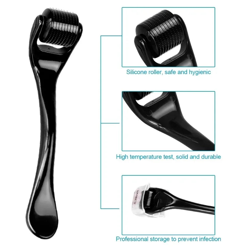 540 Needles Derma Roller For Facial And Beard Growth Skincare Tool