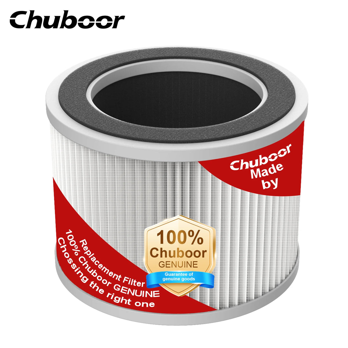 Chuboor Smart Air Purifier Bedroom Alexa Control PM25 HEPA Anion Filter
