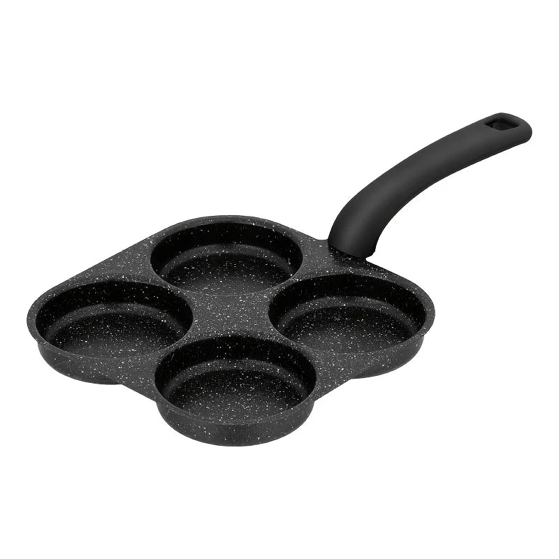 Four Hole Omelette Pan Nonstick Egg Burgers Breakfast Cooking Pot
