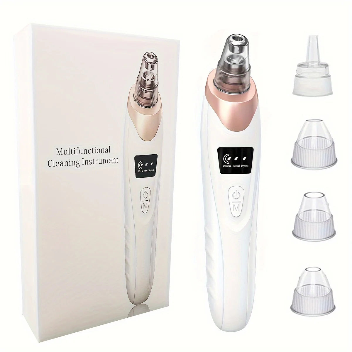 Rechargeable Electric Facial Pore Cleaner Vacuum Blackhead Remover Tool