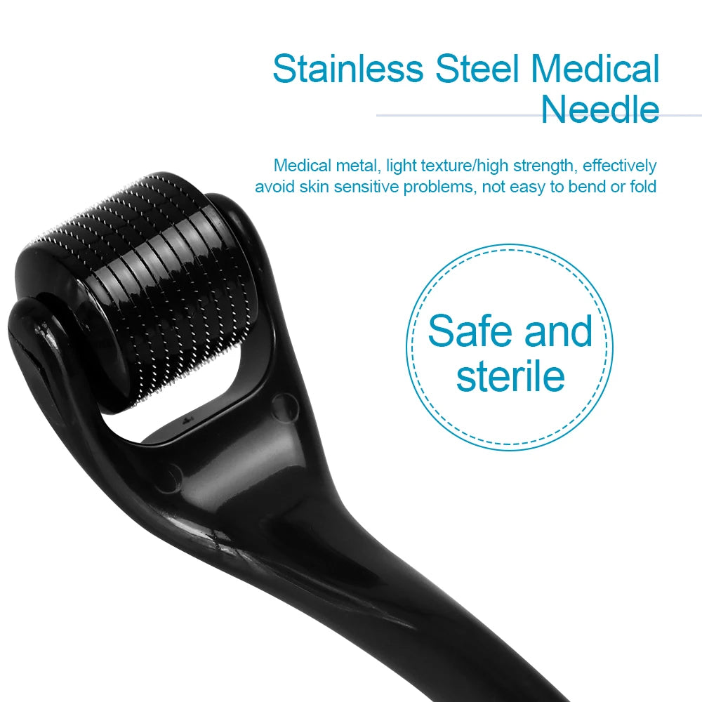540 Needles Derma Roller For Facial And Beard Growth Skincare Tool