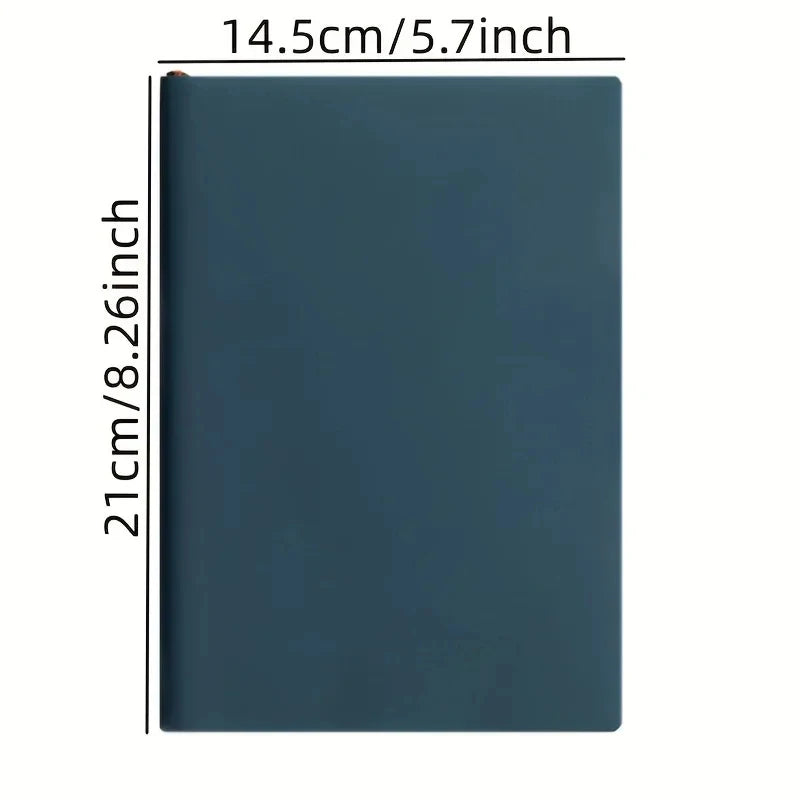 A5 Waterproof Pu Leather Softcover Notebook Travel Diary Planner Journal Office School Gift