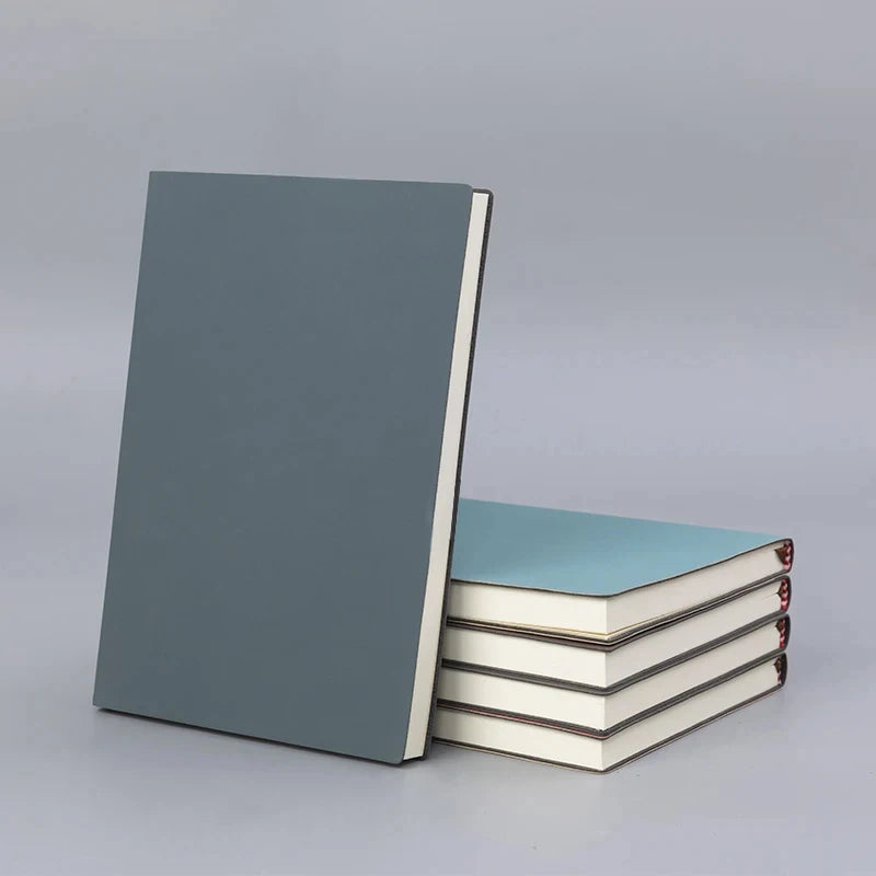 A5 Waterproof Pu Leather Softcover Notebook Travel Diary Planner Journal Office School Gift