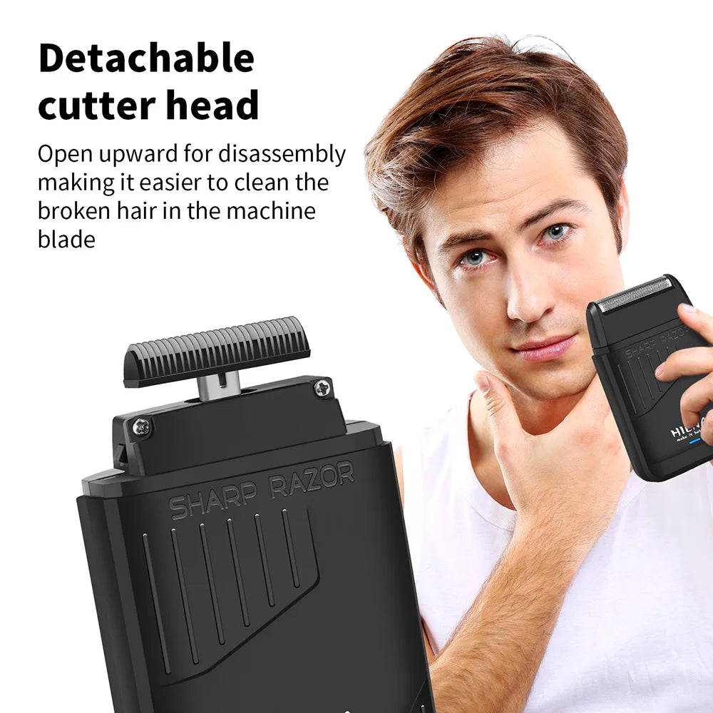 HIENA 5pcs Professional Hair Clippers for Men, Cordless Barber Clippers with Precision Trimmer and Dual Foil Shaver,LED Display, Electric Hair Cutting Machine, Men’s Grooming Kit, Gift for Him (Bronze)